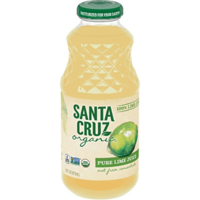 Santa Cruz Organic 100 Pure Lime Juice 16 Fl. Oz. Albertsons