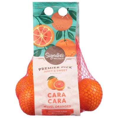 Signature SELECT/FARMS Cara Cara Oranges Prepacked Bag - 3 Lb