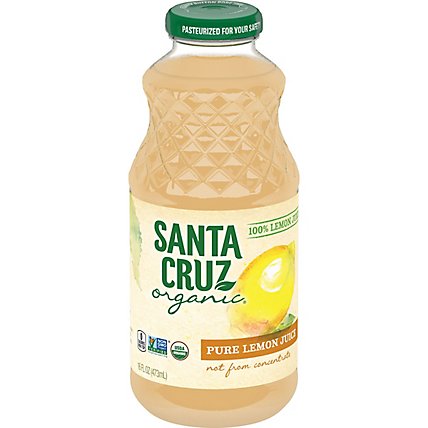 Santa Cruz Juice Lemon 100% - 16 FZ - Image 2