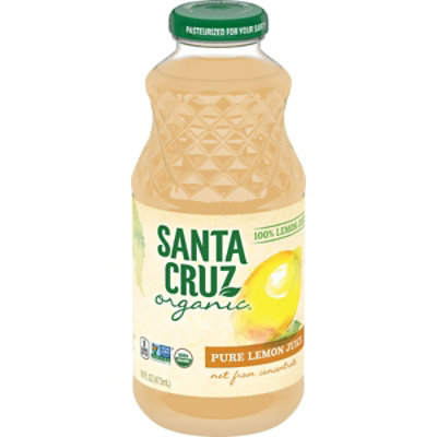 Santa Cruz Organic 100% Pure Lemon Juice - 16 Fl. Oz. - Image 2