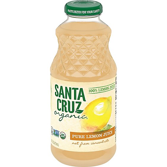 Santa Cruz Organic 100% Pure Lemon Juice - 16 Fl. Oz.