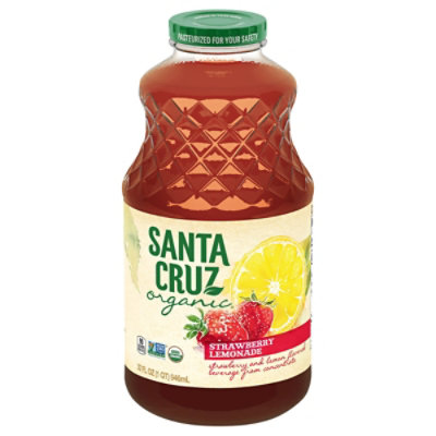 Santa Cruz Organic Strawberry Lemonade - 32 Oz - Image 2