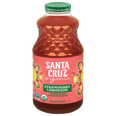 Santa Cruz Organic Strawberry Lemonade - 32 Oz - Image 1