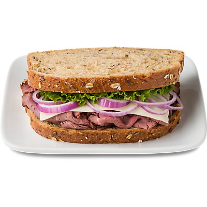 Boars Head All Natural Roast Beef Sandwich Gng - Each (520 Cal) - Image 1