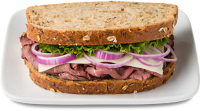 Boars Head All Natural Roast Beef Sandwich - Each (520 Cal) - Image 1