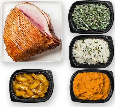 Ham Holiday Dinner with Sides Ready to Heat - Each - Image 1