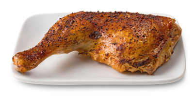 Open Nature Roasted Chicken Leg Quarter Hot - Each (Available After 10 AM) - Image 1