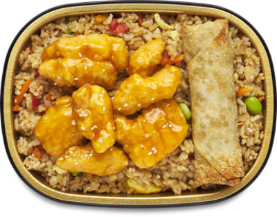 ReadyMeals Orange Chicken Breast With Fried Rice & Egg Roll - Each - Image 1