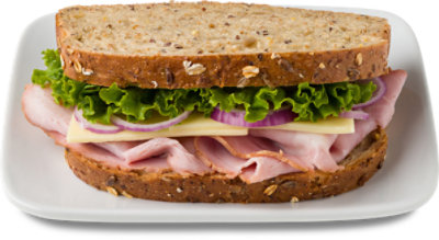 Boars Head Honey Maple Ham & Havarti Artisan Sandwich Gng - Each (490 Cal)