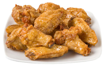 Deli Chicken Wings Glazed Salt & Vinegar Hot - 1 LB (available after 10am) - Image 1