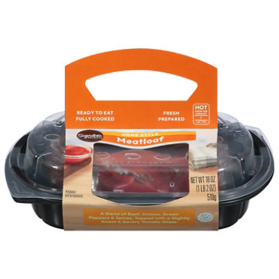 Signature SELECT/CAFE Homestyle Meatloaf Hot - 18 Oz