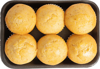 ReadyMeals Cornbread Muffins 6 Count - Each - Image 1