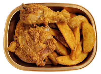 Fried Chicken 2 Piece Meal Hot - Each - Image 1