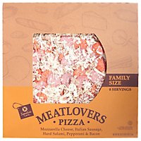 Signature Cafe Pizza Meat Lovers Family Size - 40.2 OZ - Image 2