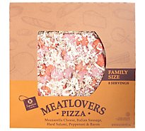 Signature Cafe Pizza Meat Lovers Family Size - 40.2 OZ