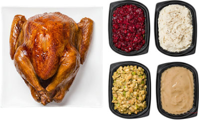 Southern Style Turkey Holiday Dinner with Sides Ready to Heat - Each - Image 1