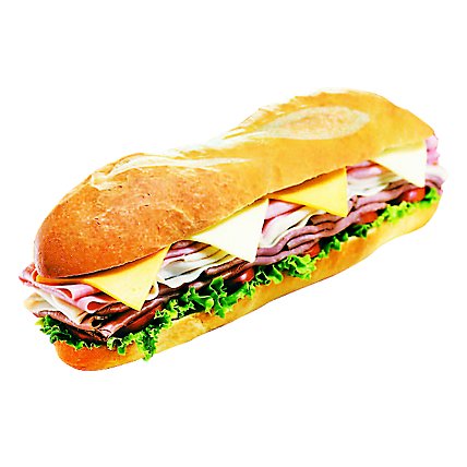 Signature Cafe All American Sub Whole Sandwich Self Serve - Each (1990 Cal) - Image 1