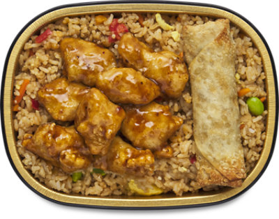 ReadyMeals General Tsao Chicken Thigh With Fried Rice & Egg Roll Cold - Each - Image 1