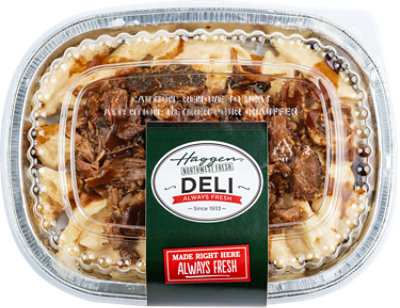 Beecher's White Macaroni and Cheese with BBQ Pulled Pork Meal - Made Right Here Always Fresh - Image 1
