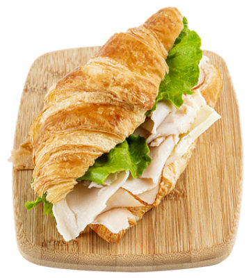 Haggen Turkey Croissant Sandwich Made Right Here Always Fresh - Each - Image 1