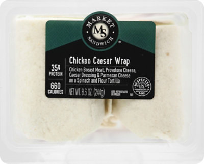 De Market Chicken Caesar Wrap - 8.6 OZ - Image 2
