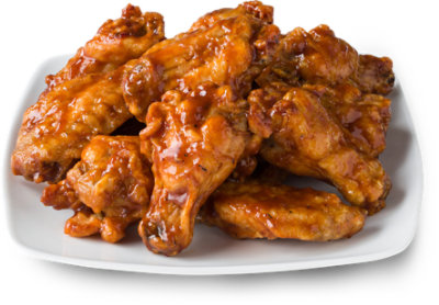 Signature Cafe Chicken Wings BBQ Hot - 1 LB (available after 10am) - Image 1