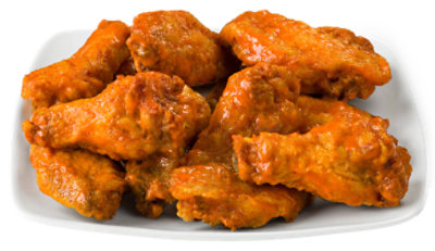 Deli Chicken Wings Glazed Buffalo Hot - 1 Lb (available after 10am) - Image 1