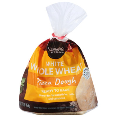 Signature Cafe Pizza Dough White Whole Wheat - 16 OZ