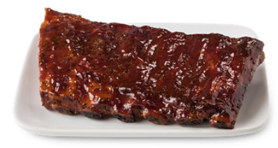 Signature Cafe St Louis Ribs Half Rack With Tangy Bbq Sauce Hot - 10 OZ (available after 10am) - Image 1