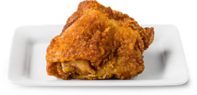 Deli Fried Chicken Thigh Hot - Each (available after 10am) - Image 1