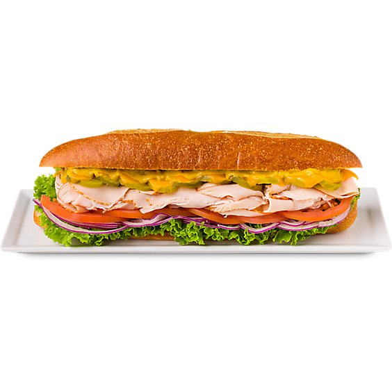 Signature Cafe Turkey Large Sandwich Hot - Each
