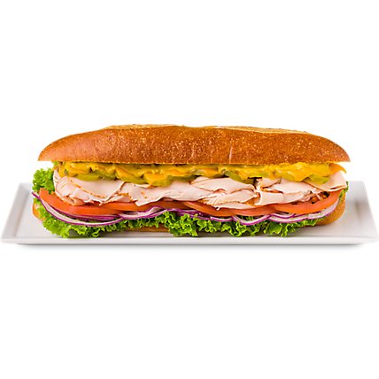 Signature Cafe Turkey Large Sandwich Hot - Each - Image 1