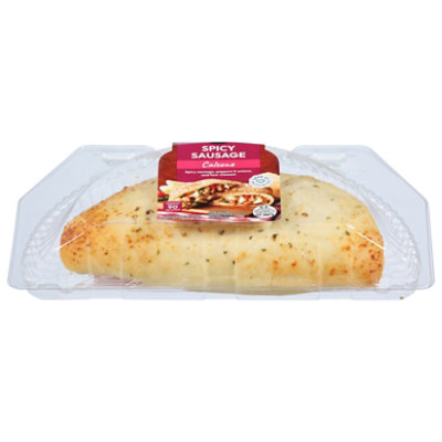 Signature Select/Cafe Spicy Sausage Calzone - 8 Oz - Image 3