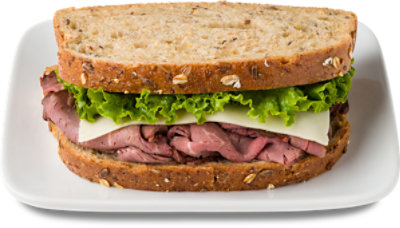 Dietz & Watson Roast Beef Sandwich St Helens - Each (530 Cal) - Image 1