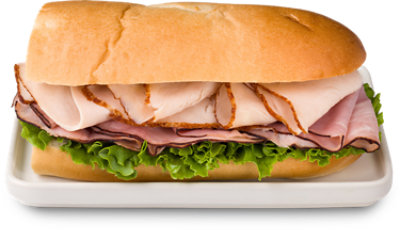 Signature Cafe Primo Taglio Ham & Turkey Hoagie Sandwich Self Serve ...