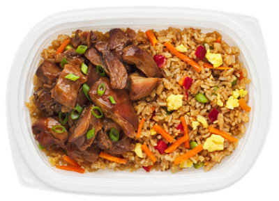 Wok Teriyaki Chicken With Fried Rice Meal Hot - Each - Image 1
