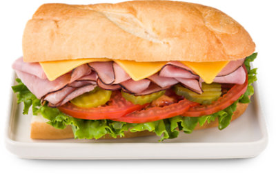 Signature Cafe Primo Taglio Ham & Cheddar Hoagie Self Serve - Each (520 Cal)