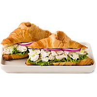 Signature Cafe Chicken Salad Croissant Sandwich - Each (1010 Cal) - Image 1
