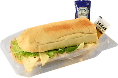 ReadyMeals Primo Peppered Turkey & Pepper Jack Sandwich 6 Inch - Each - Image 1