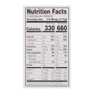 Sandwich Wrap Turkey Club - 8.25 Oz - Image 4