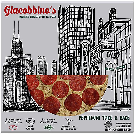 Giacobbinos Pepperoni Pizza - 49.25 OZ - Image 1