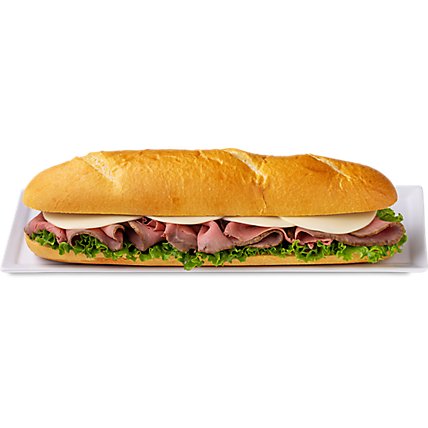 Roast Beef And Provolone Foot Long Sandwich - EA - Image 1