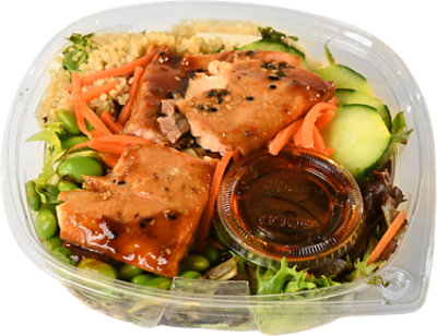 ReadyMeals Soy Sriracha Salmon Power Bowl - Each - Image 1
