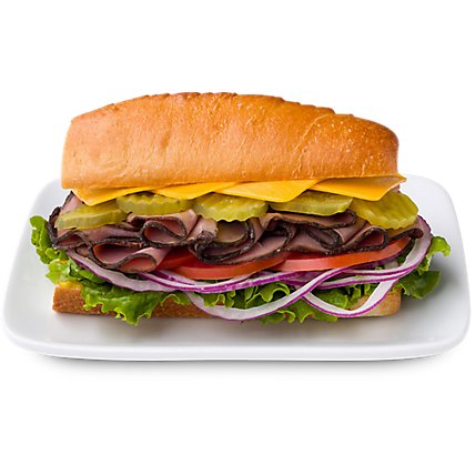 Signature Cafe Roast Beef Reg Sandwich Cold - Each (630 Cal) - Image 1