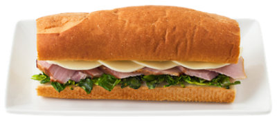 Roast Pork With Broccoli Rabe & Provolone Cheese Sandwich Hot - Image 1