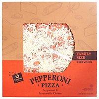 Signature Cafe Pepperoni Pizza Family Size - 38.2 OZ - Image 3