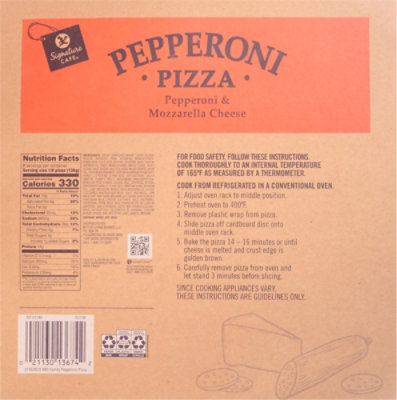 Signature Cafe Pepperoni Pizza Family Size - 38.2 OZ - Image 7