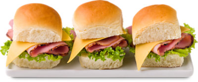 Boars Head Smokemaster Ham Slider 3 Count - Each (580 Cal) - Image 1