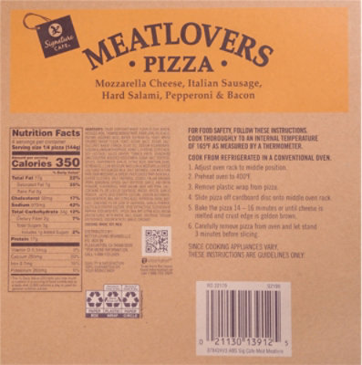 Signature Cafe Pizza Meat Lovers - 20.3 Oz - Image 7