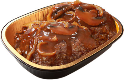 Readymeals Chopped Steak Smothered Gouda - Lb - Image 1
